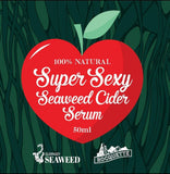 Super Sexy Seaweed Cider Serum label