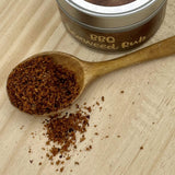 BBQ Seaweed Rub on a small wooden spoon