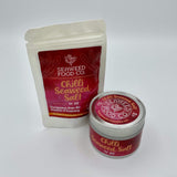 Pouch of hot chilli seaweed salt and single tin 
