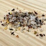 mild chilli seaweed salt on a wooden board